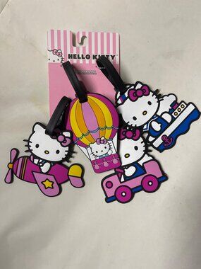 Hello Kitty Sanrio Travel & Luggage Tags Set New with Tag